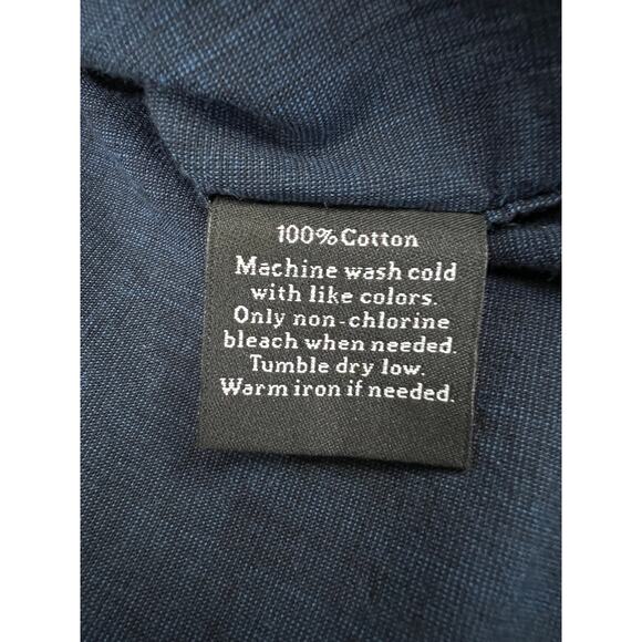 Rock & Republic Mens Blue 100% Cotton Short Sleeve Casual Button Up Shirt Size L - Picture 7 of 8